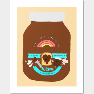 Chocolate cream jar Posters and Art